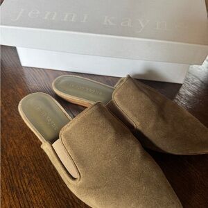 Jenni Kayne Brown/taupe Suede Mules